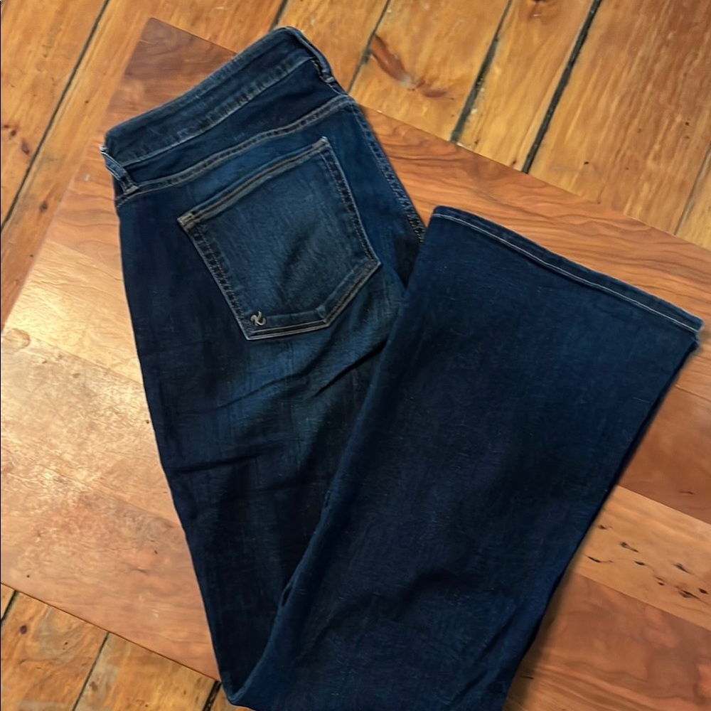 Kut from the Kloth Blue Flare Wide Leg Jeans